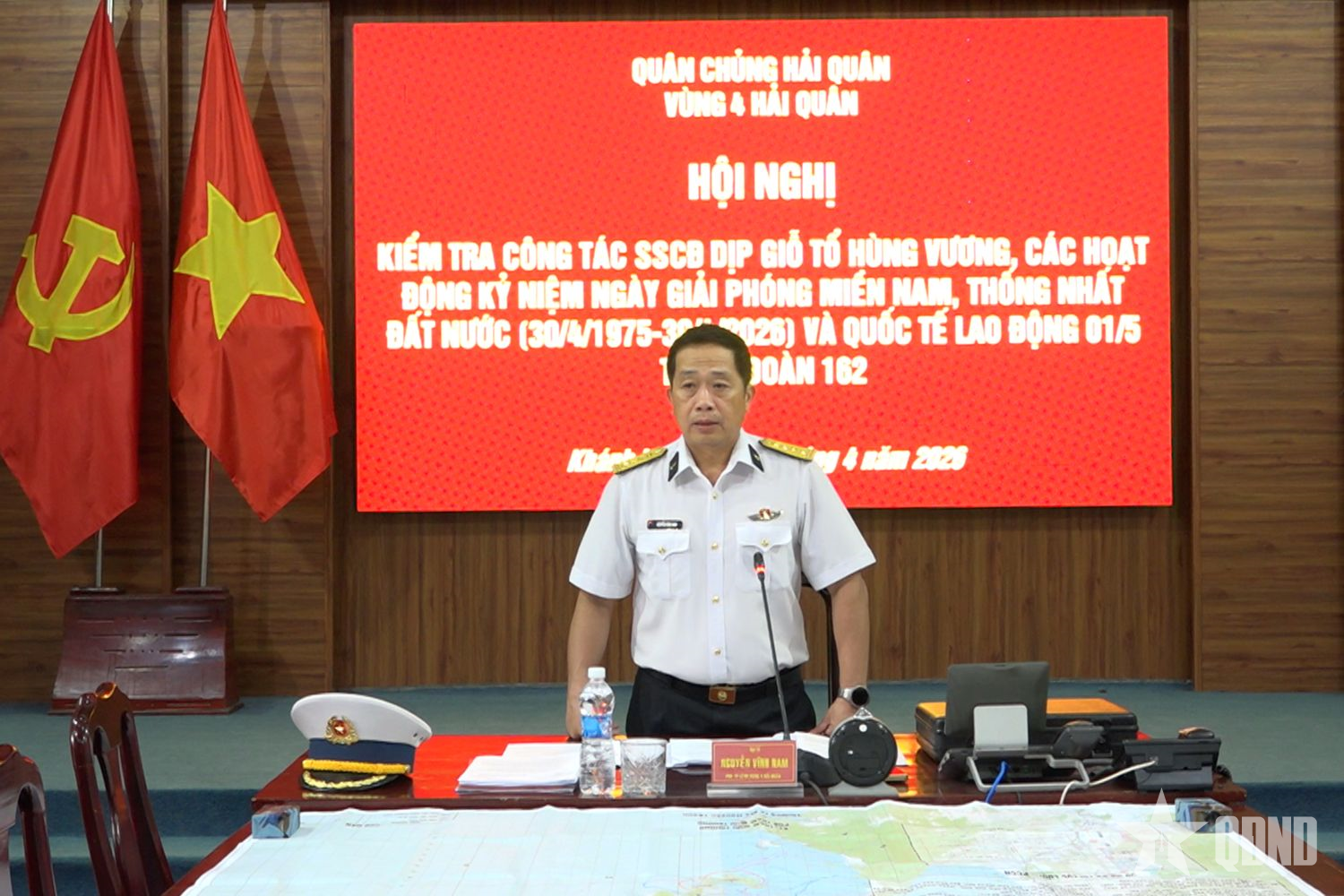 Bộ tư lệnh Vùng 4 Hải quân kiểm tra công tác sẵn sàng chiến đấu tại Lữ đoàn 162